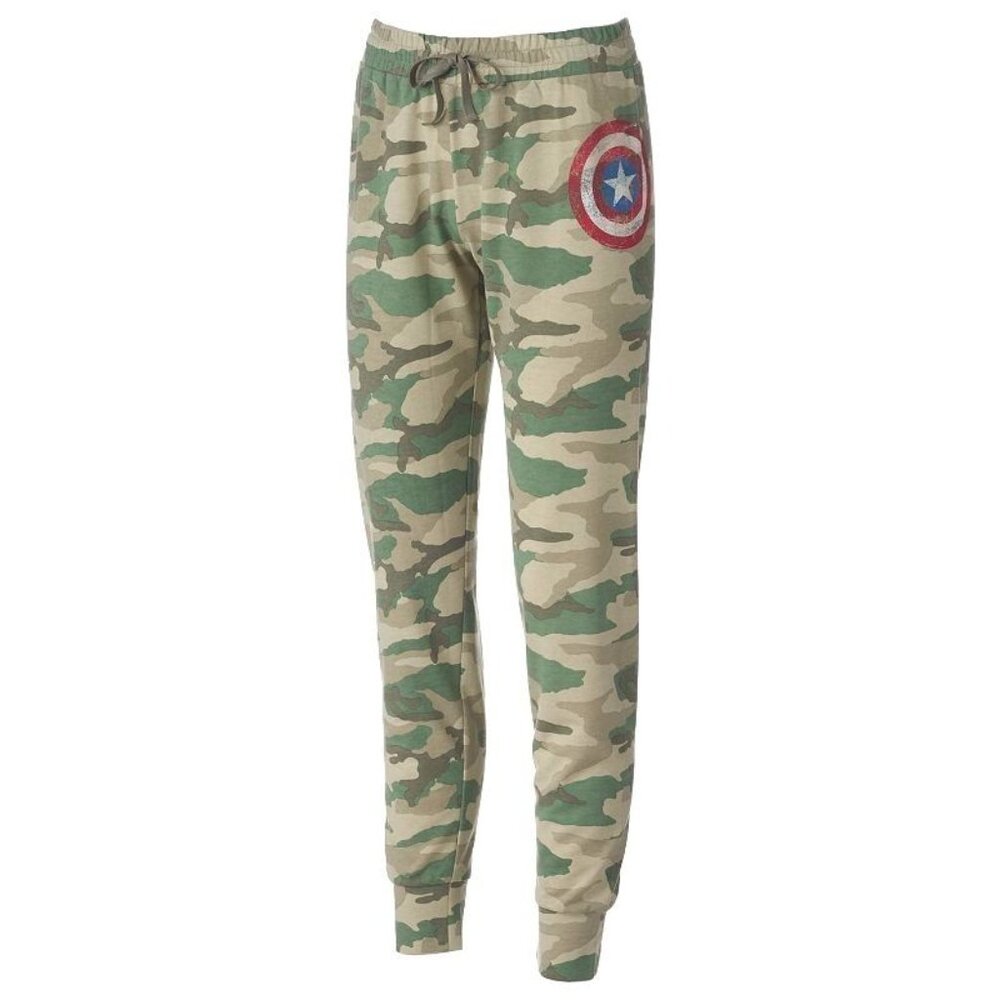 New! Marvel Captain America Camo Jogger Pants